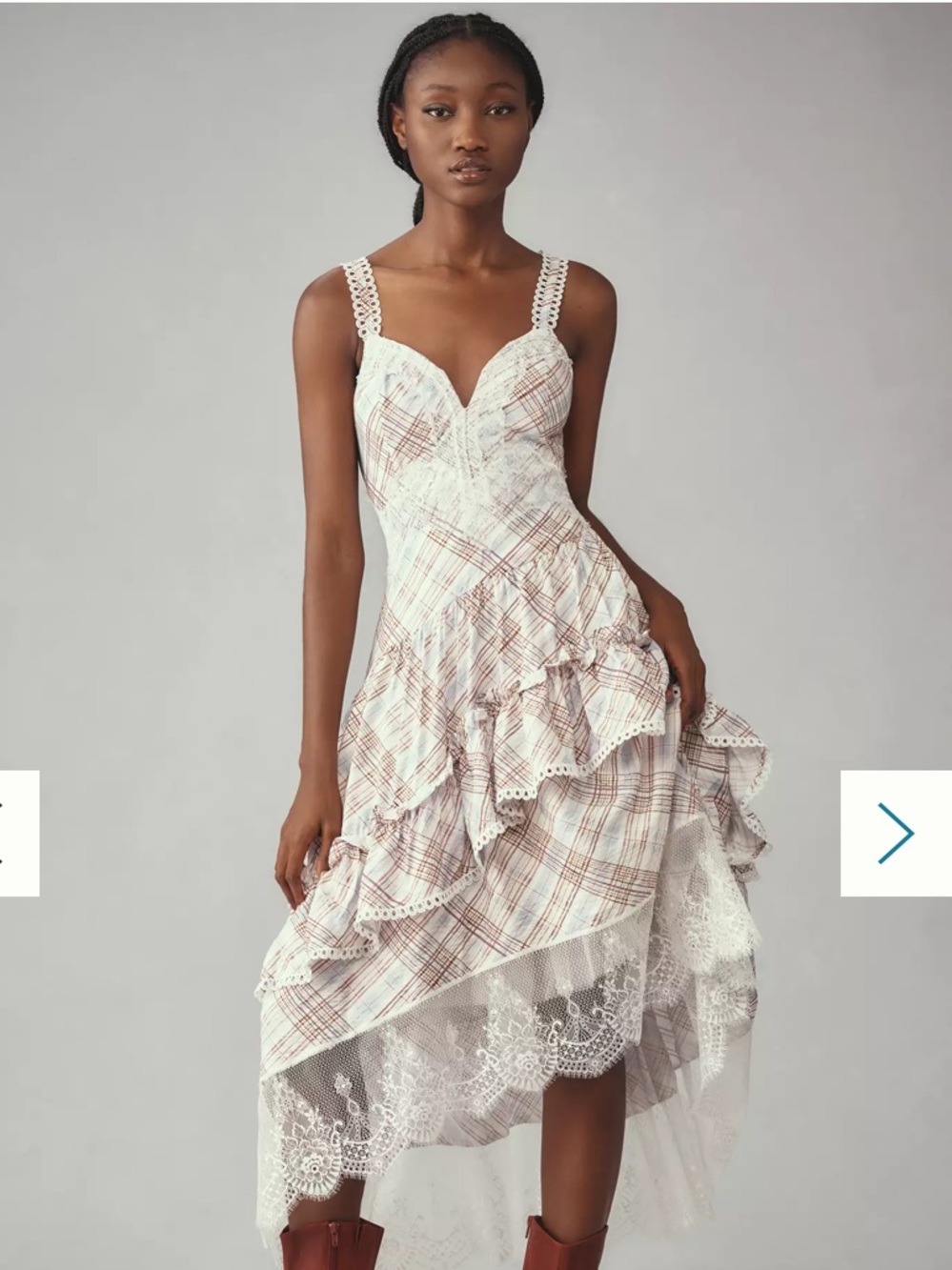 {Anthropologie} The Bobbi Tiered Lace Dress - Picture 3 of 14